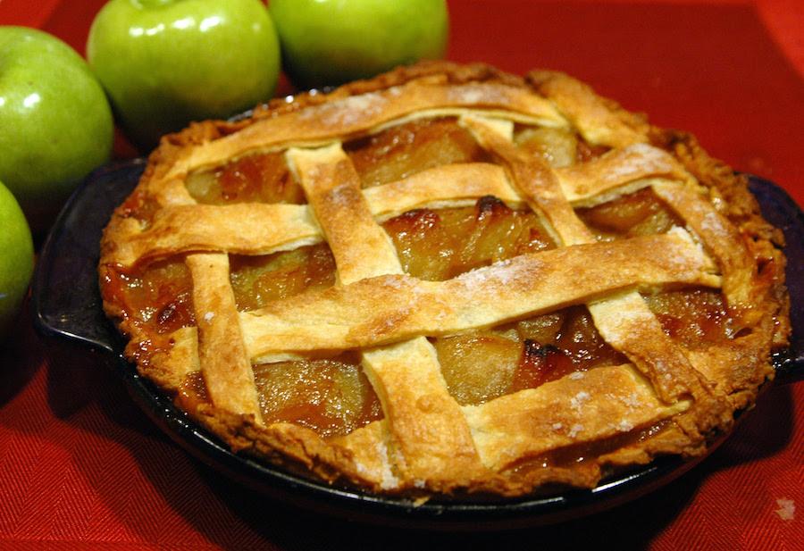 Thanksgiving has great food, especially apple pi