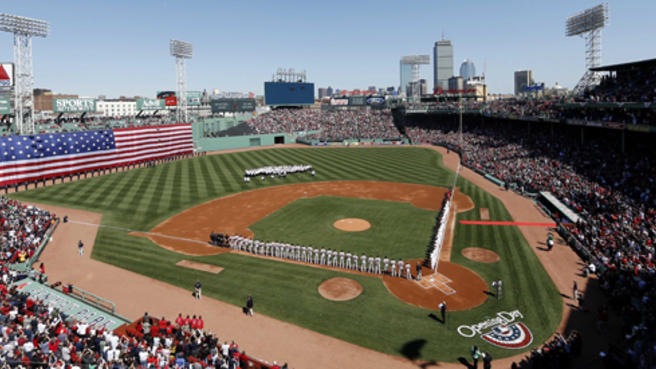 Two+P-51s+flyover+Fenway+Park+during+opening+ceremonies+before+a+baseball+game+between+the+Boston+Red+Sox+and+the+Baltimore+Orioles+at+Fenway+Park+in+Boston+Monday%2C+April+8%2C+2013.+%28AP+Photo%2FWinslow+Townson%29