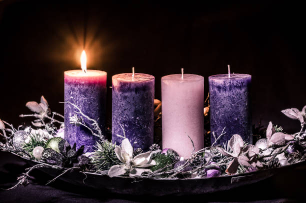 The Advent Wreath Candles